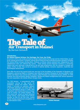 The Tale of Air Transport in Malawi